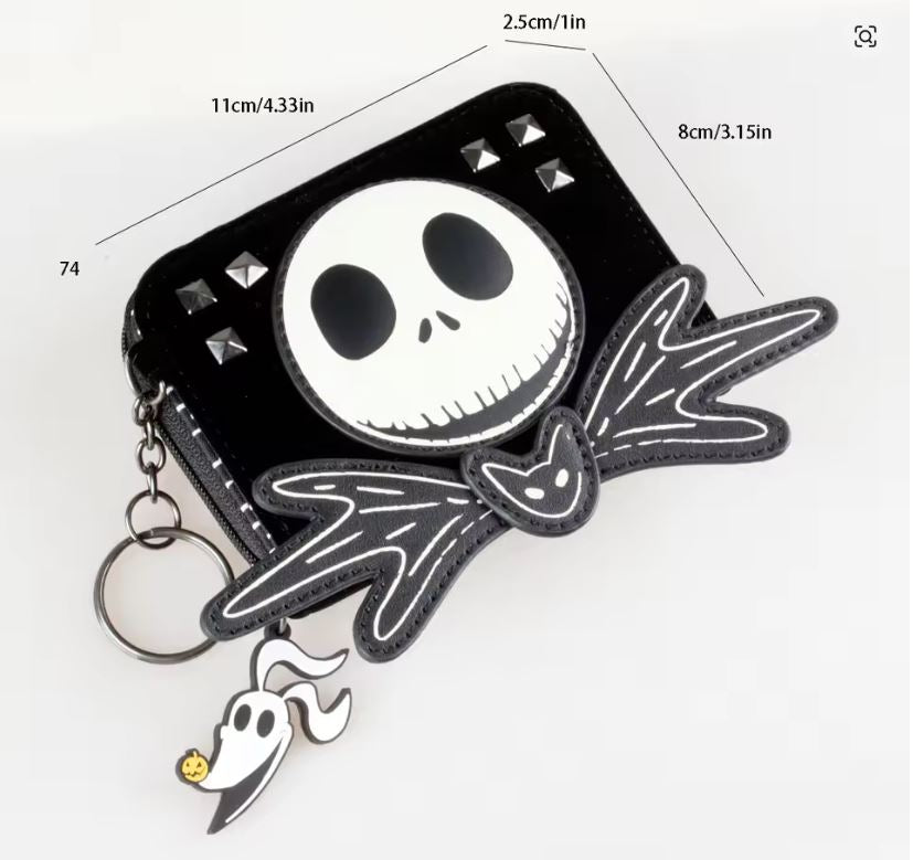 Cartera para Dama - El extraño Mundo de Jack - Jack y Zero - Brilla en la Obscuridad
