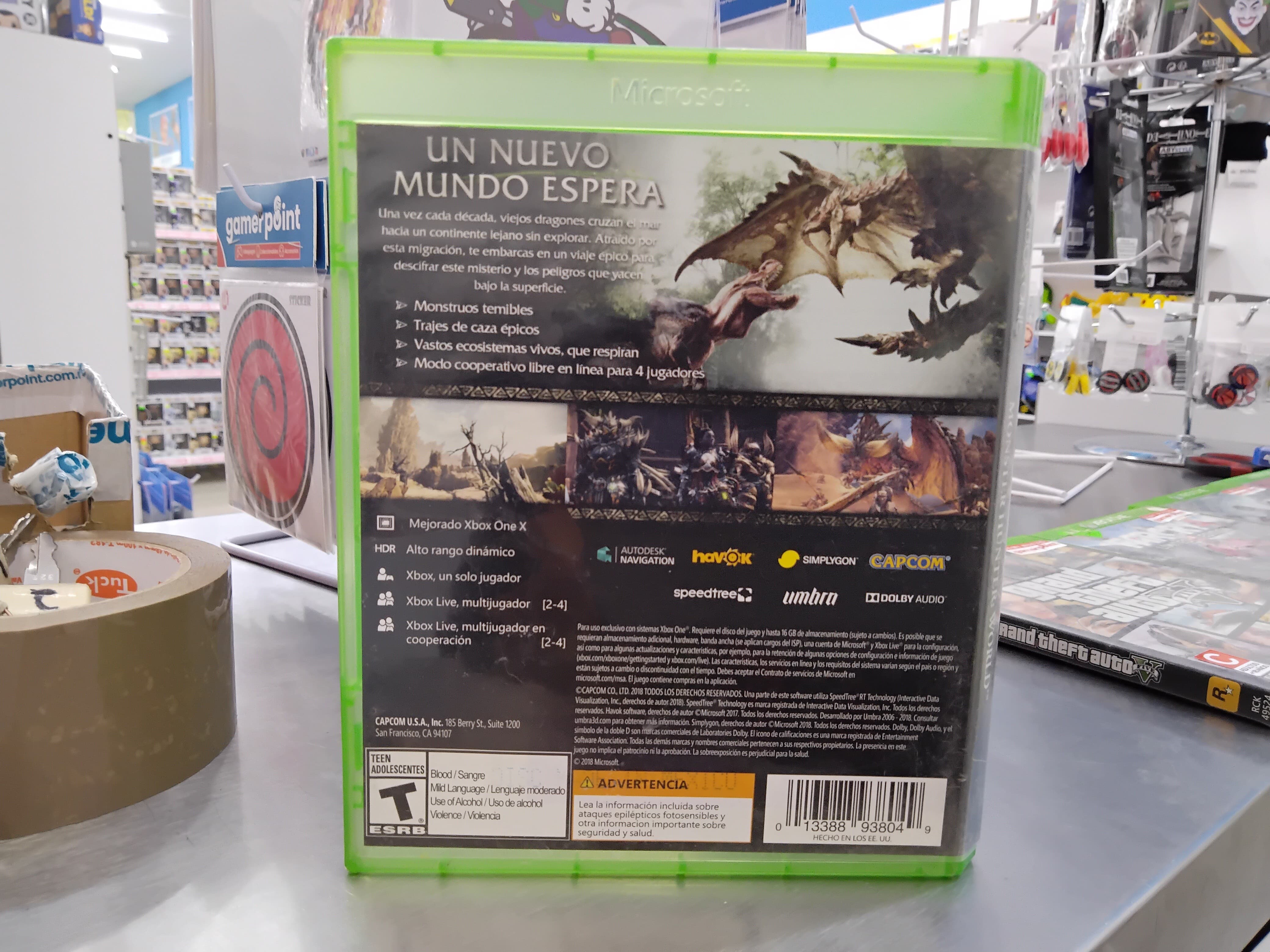 Monster Hunter World Xbox One  Usado
