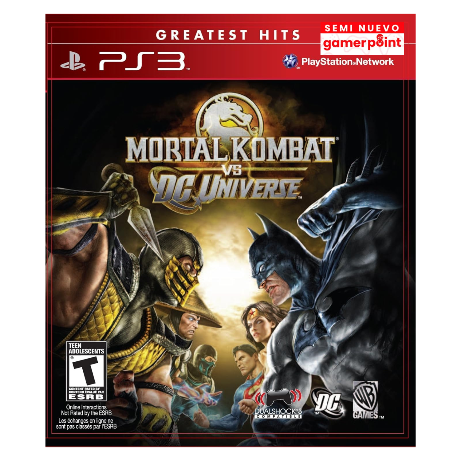 Mortal Kombat Vs Dc Ps3 Usado