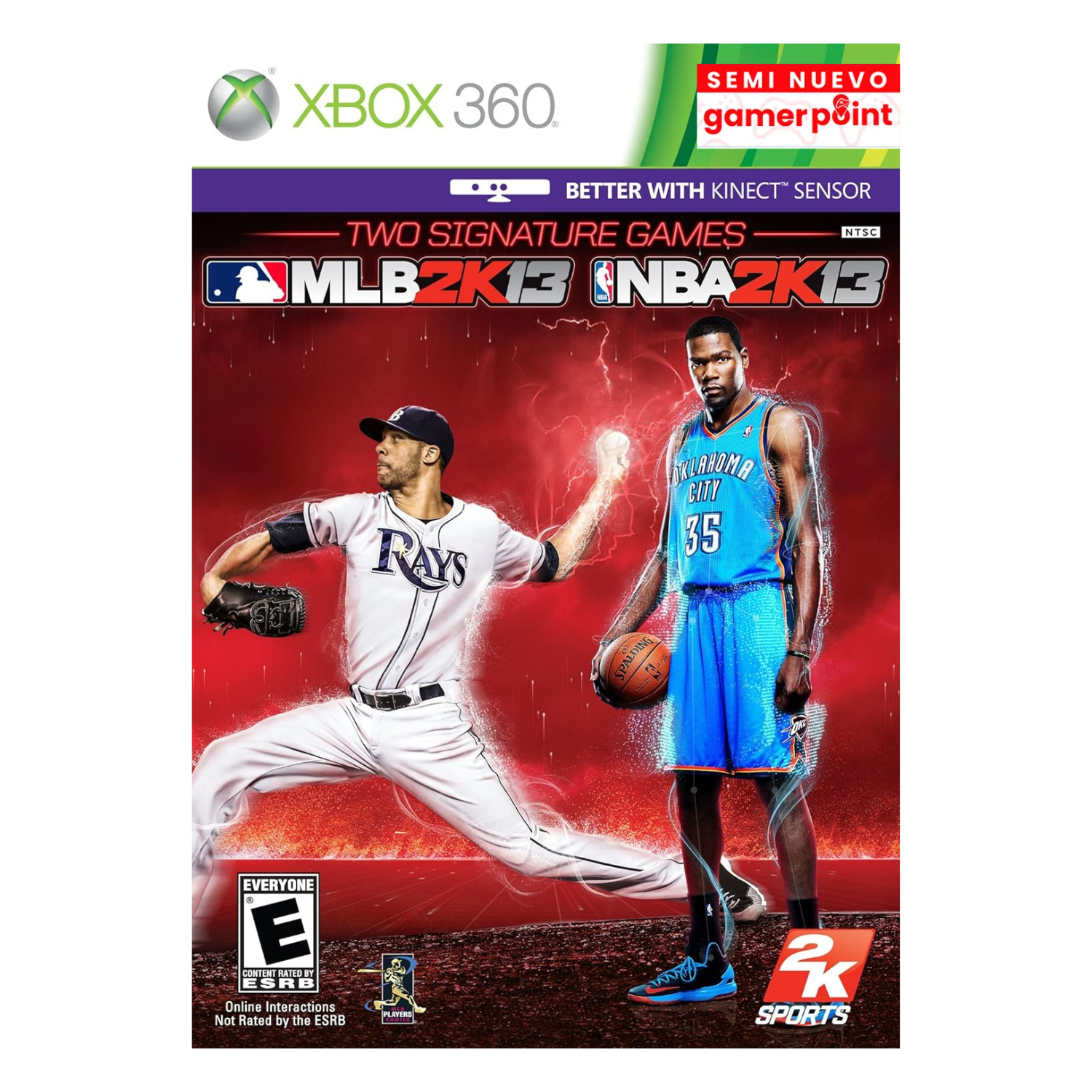 NBA 2K13 / MLB 2K13 Xbox 360 Usado