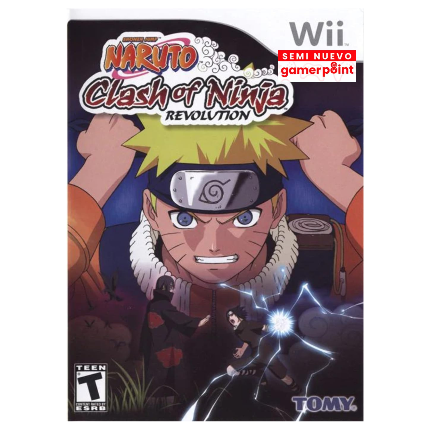 Naruto Clash of Ninja Revolution Wii Usado
