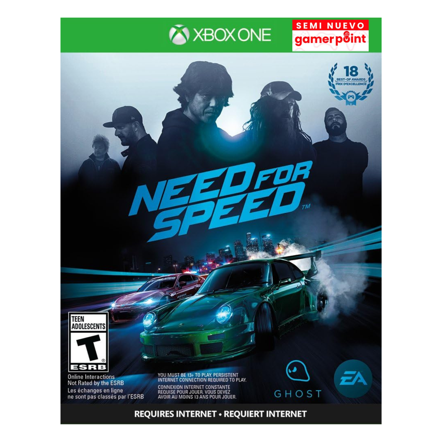 Need for Speed Xbox one Usado