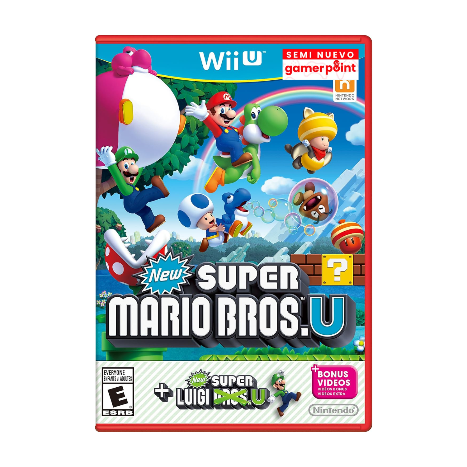 New Super Mario Bros U + Luigi U Wii U Usado