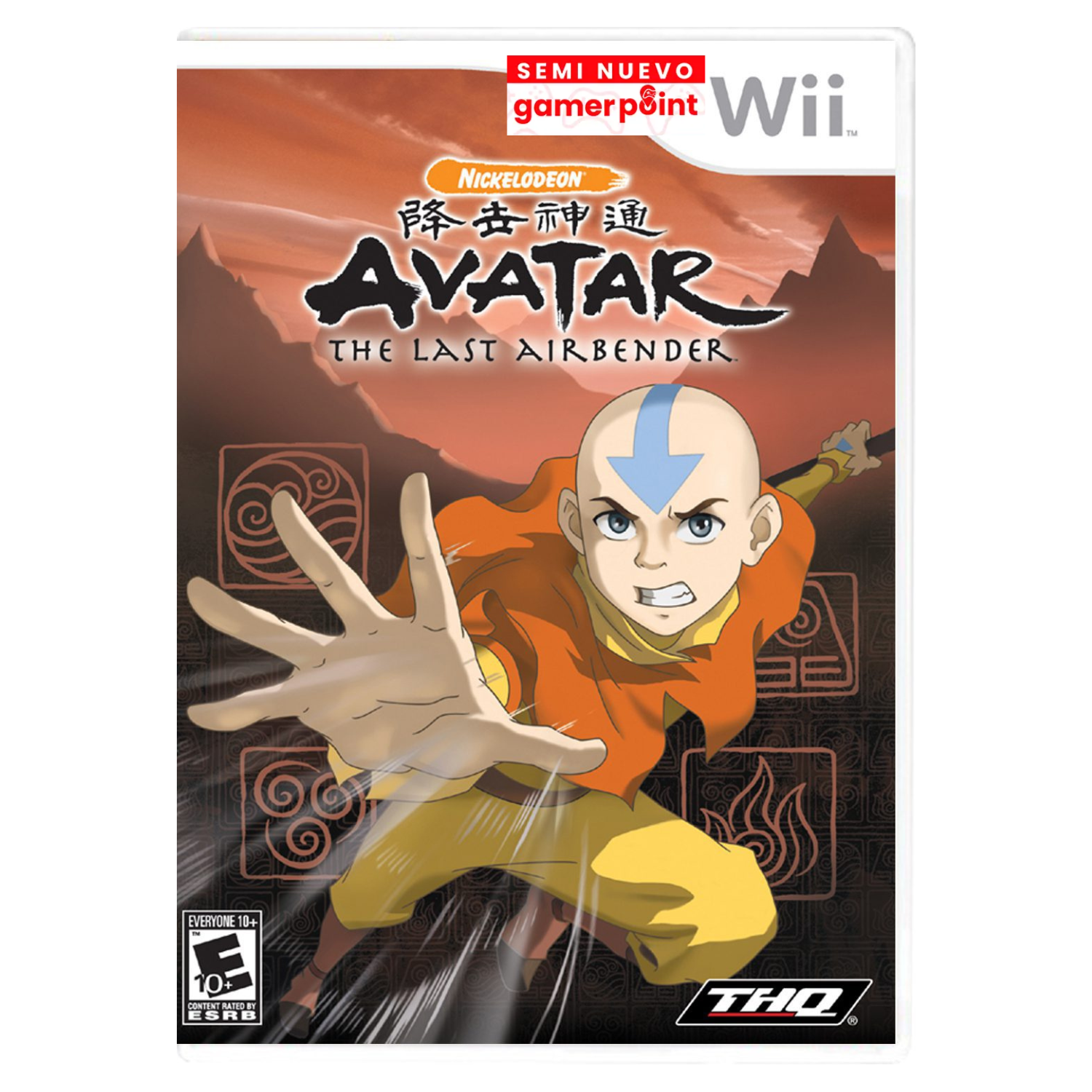 Nickelodeon Avatar The Last Airbender Wii Usado