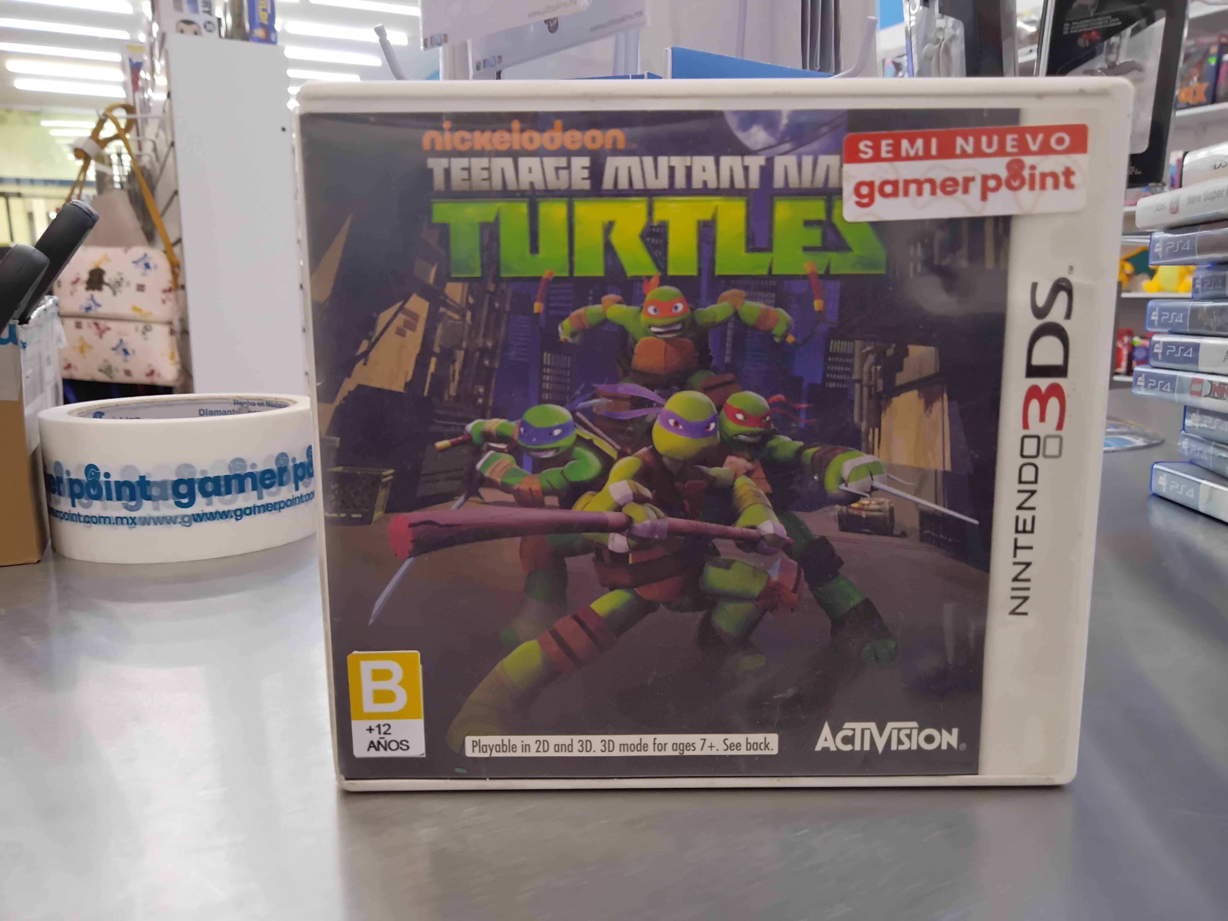 Nickelodeon Teenage Mutant Ninja Turtles 3DS Usado
