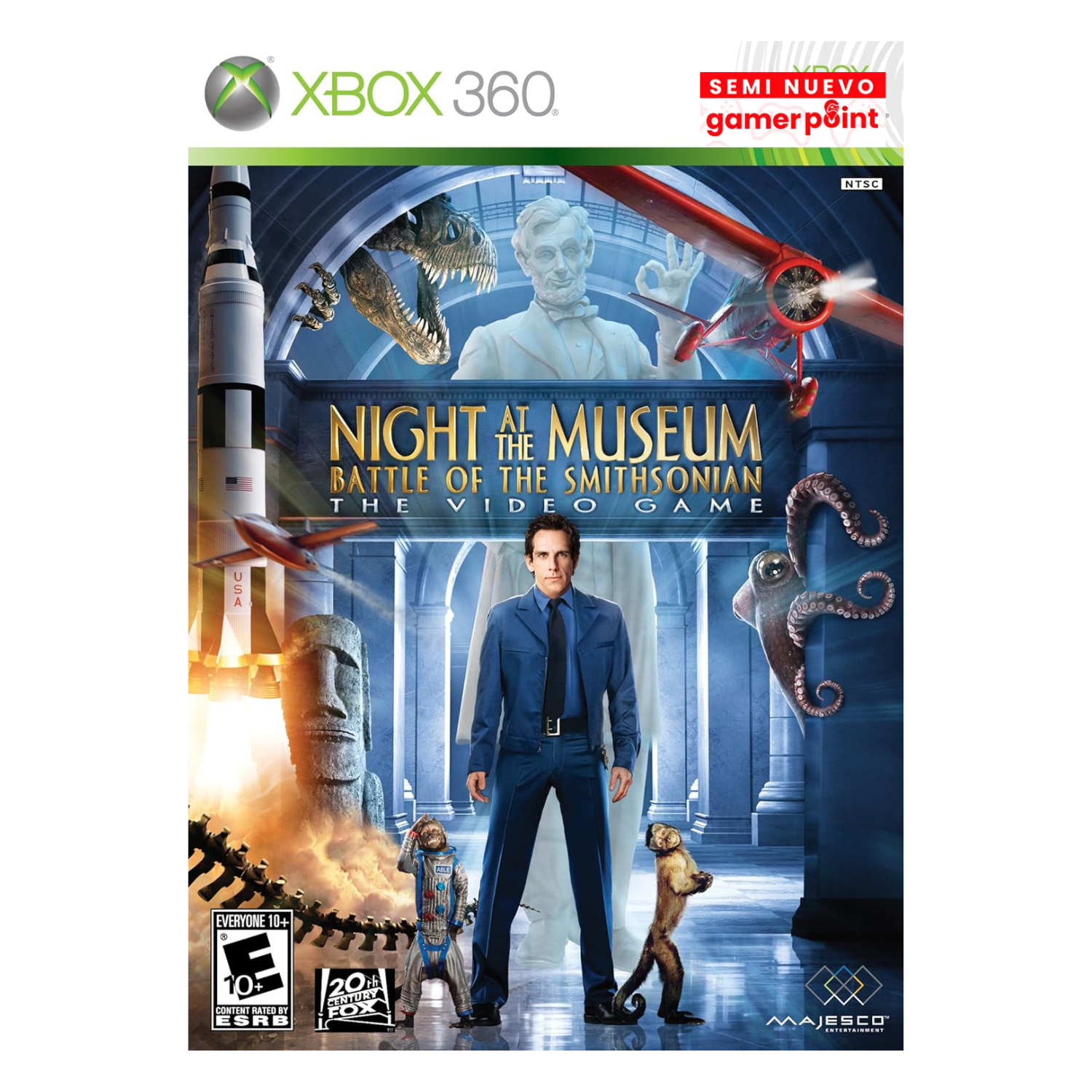 Night at the Museum Battle of the Smithsonian The Videogame Xbox 360 Usado