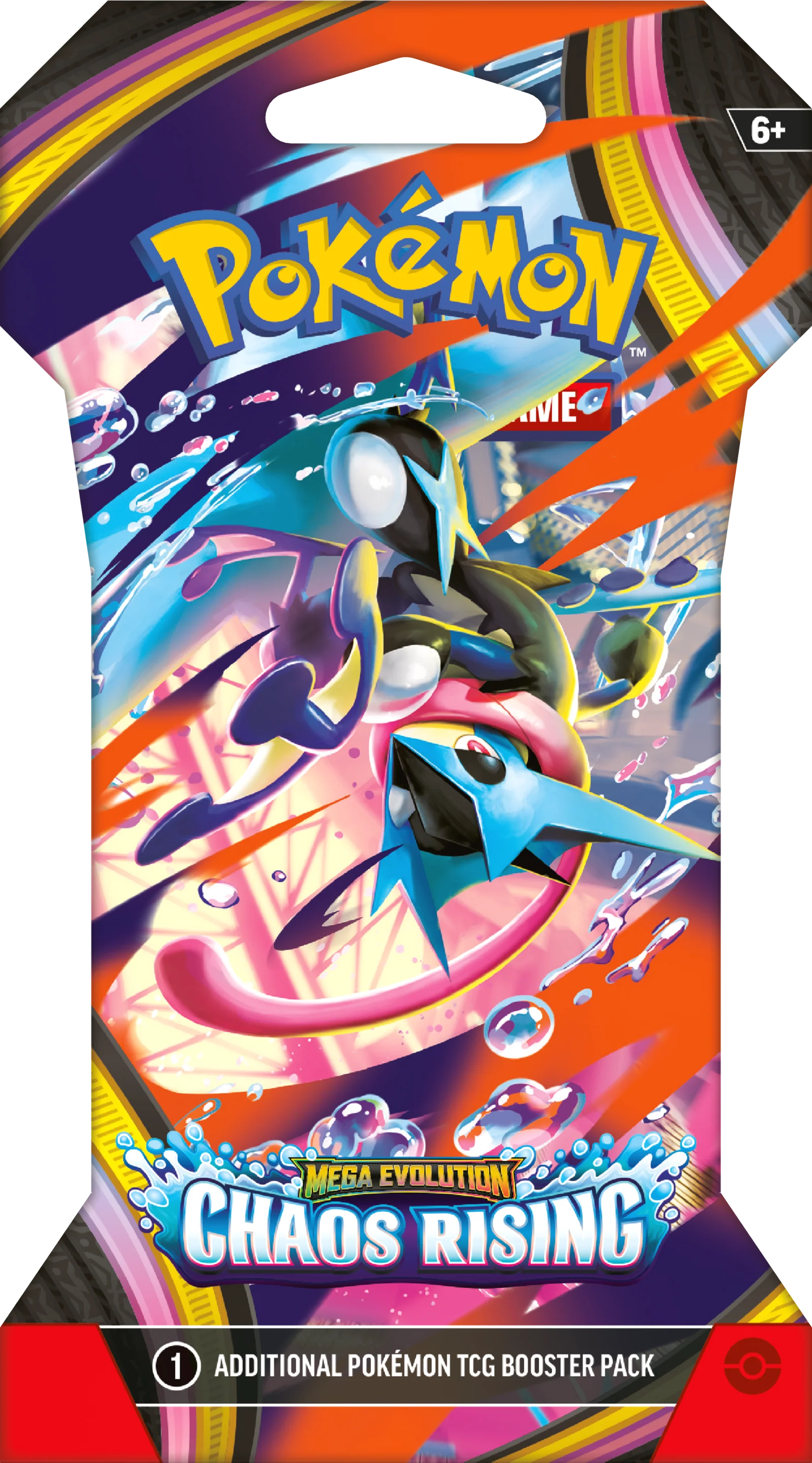 Pokémon TCG - Mega Evolutions - Chaos Rising - Sleeved Booster (Sobre Individual) - Inglés