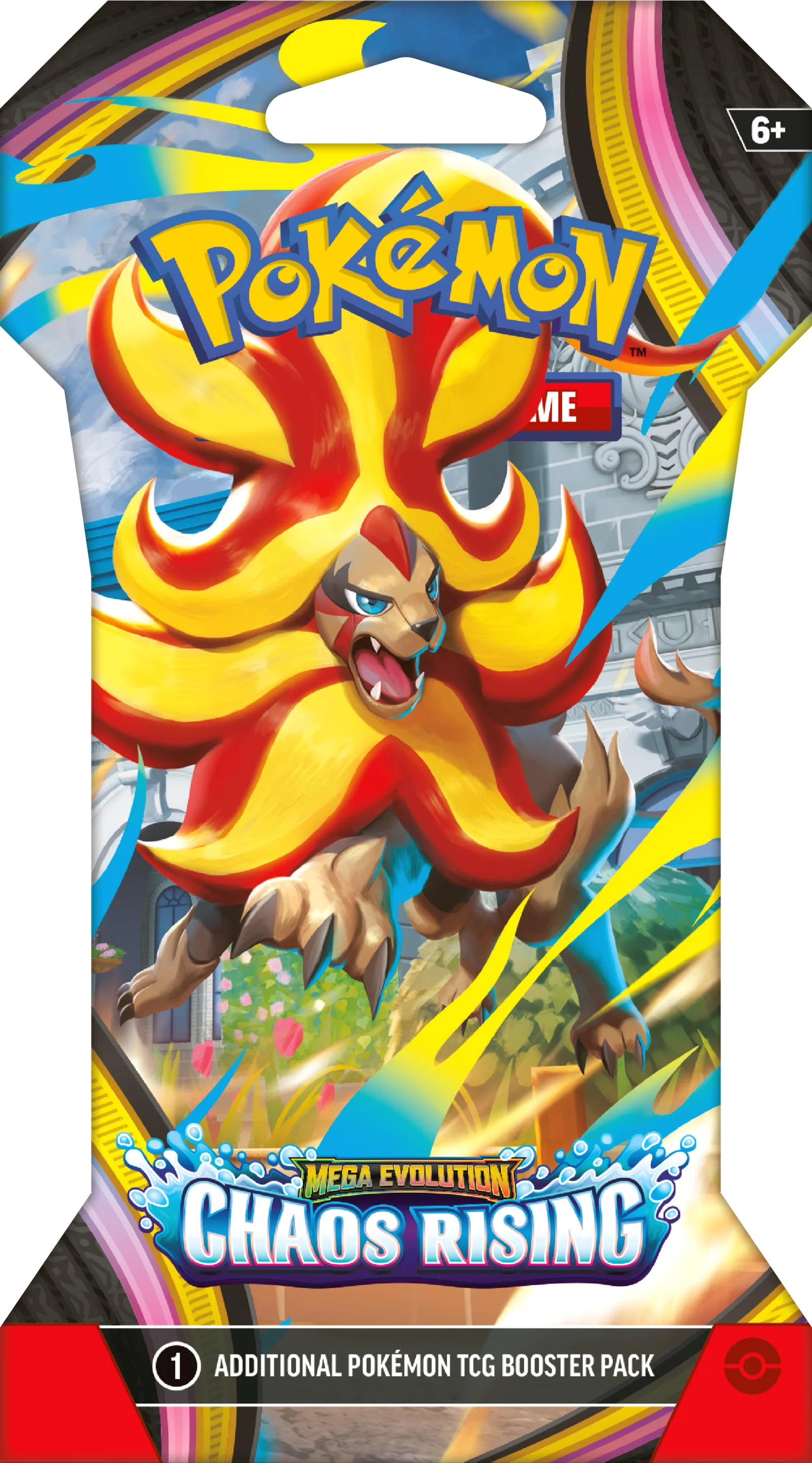 Pokémon TCG - Mega Evolutions - Chaos Rising - Sleeved Booster (Sobre Individual) - Inglés