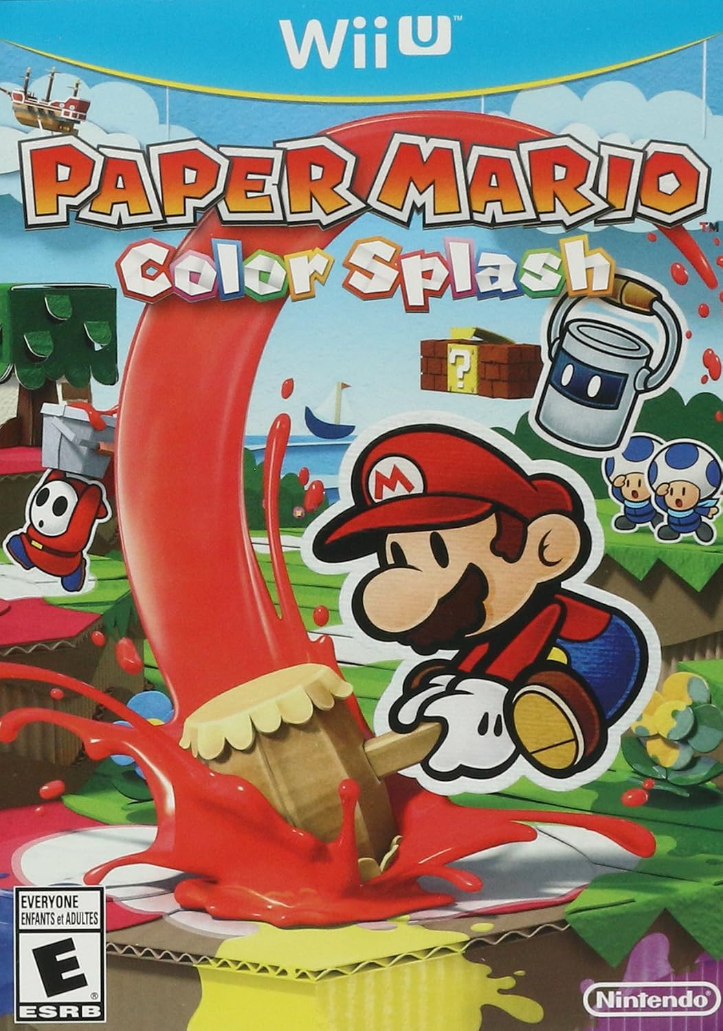 Paper Mario Color Splash Nintendo Wii U Usado