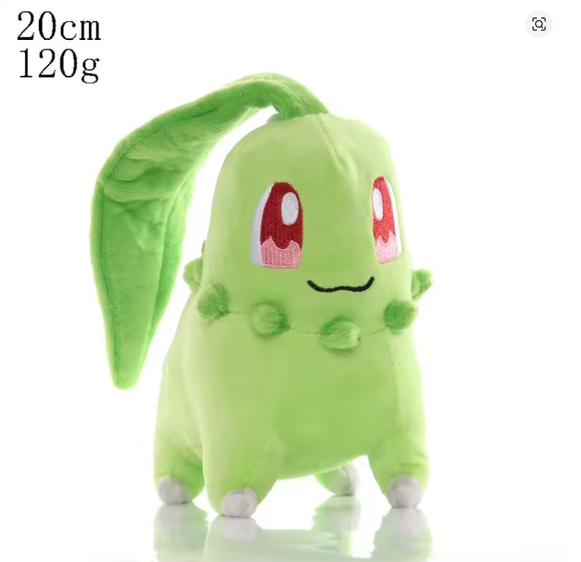 Peluche - Pokémon - Chikorita - 20 cm