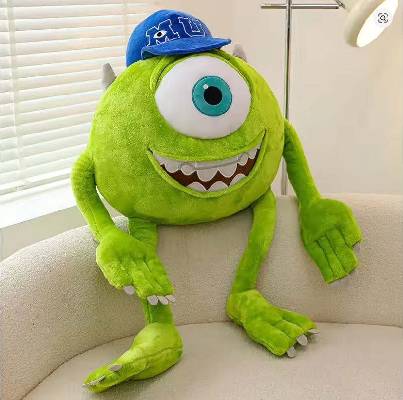 Peluche - Monster Inc -Mike Wazowski - 35 cm