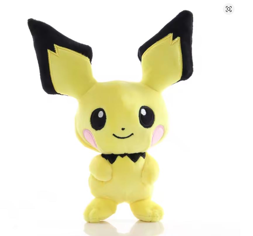 Peluche - Pokémon - Pichu - 25 cm