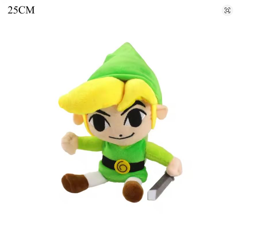 Peluche - The Legend Of Zelda - Toon Link - 25 cm