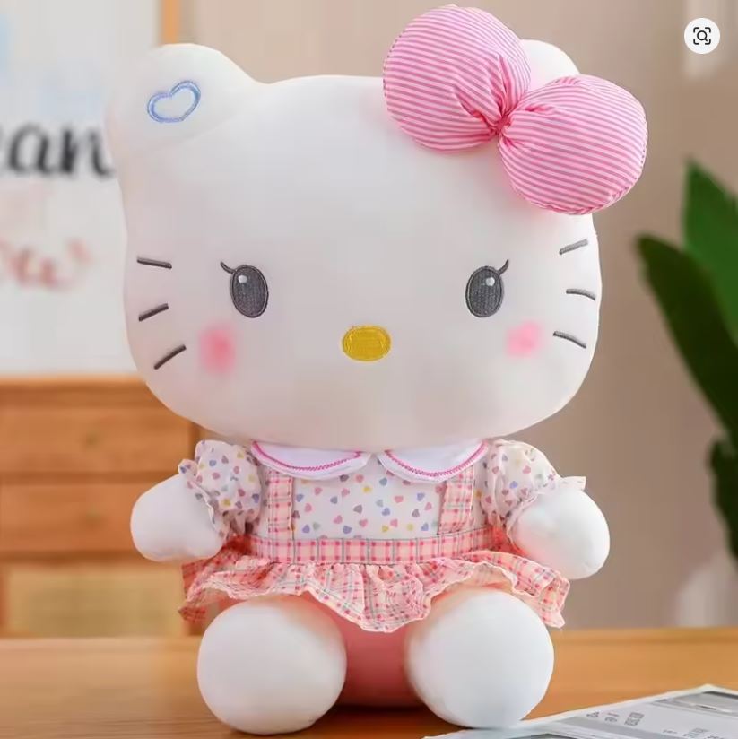 Peluche - Hello Kitty - Vestido Rosa