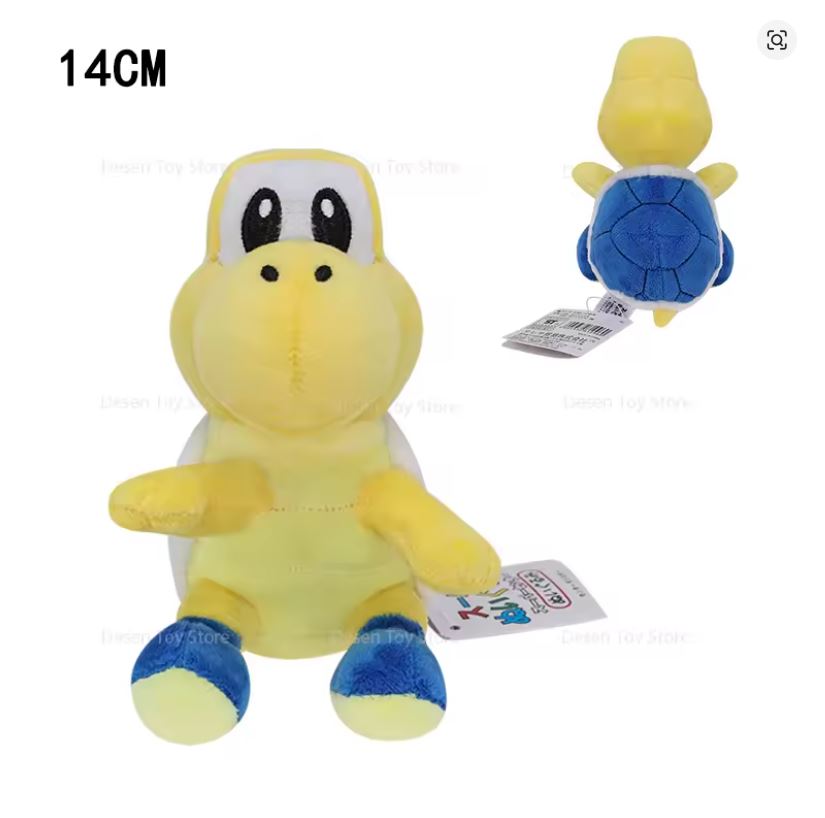 Peluche - Super Mario Bros - Koopa Troopa - 14 cm