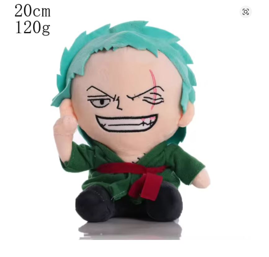 Peluche - One Piece - Rorona Zoro - 20 cm