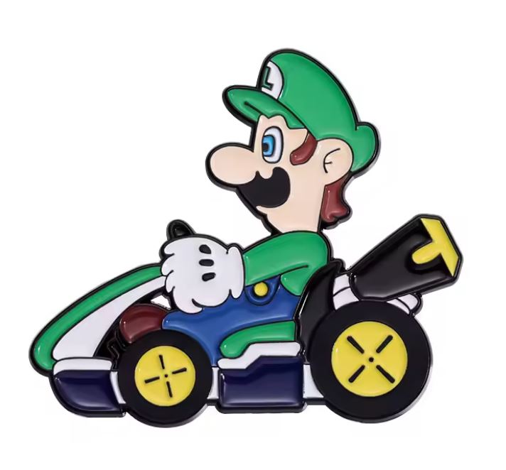 Pin Esmaltado - Mario Kart - Luigi