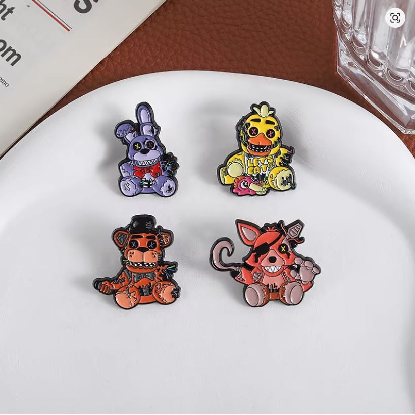 Pin Esmaltado - Five Night At Freddy´s - Nightmare (Precio Por Pieza)