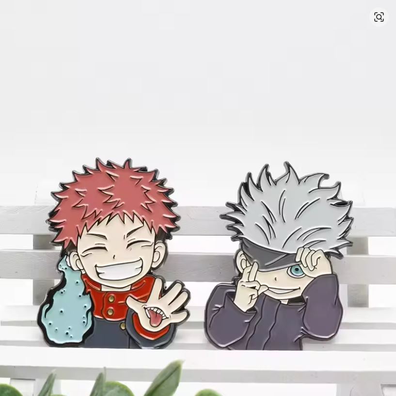 Pin Esmaltado Grande - Jujutsu Kaisen - Varios Modelos - Precio Por Pieza