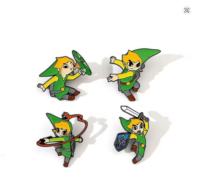 Pin Esmaltado - The Legend Of Zelda - Link (Precio por pieza)