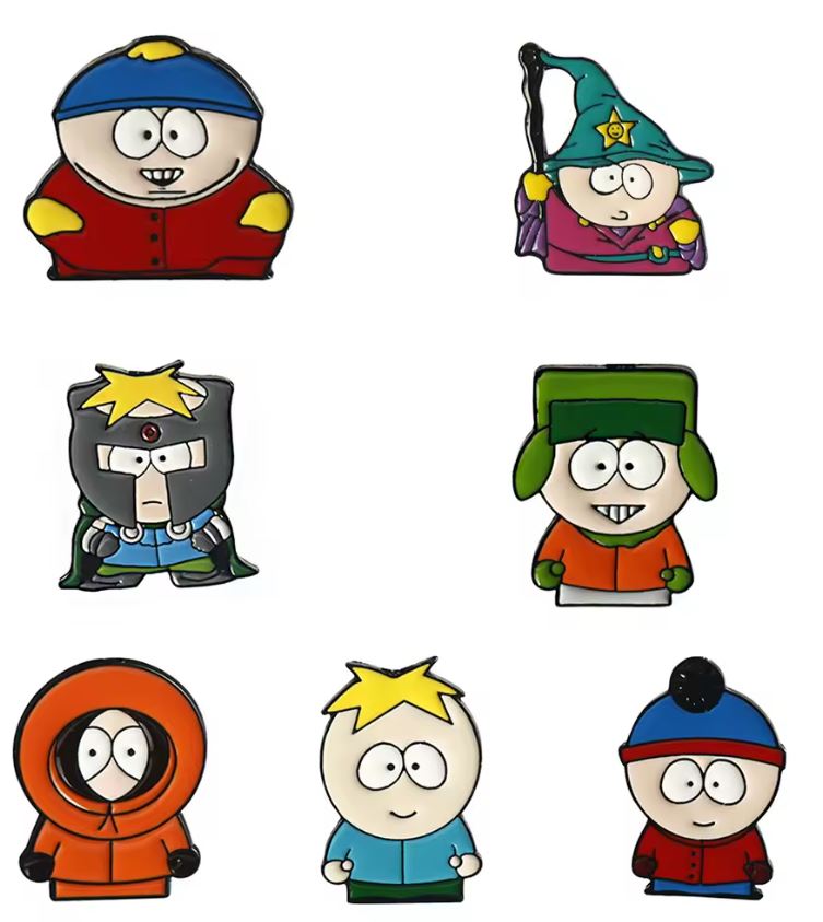 Pin Esmaltado - South Park - Precio por una Pieza