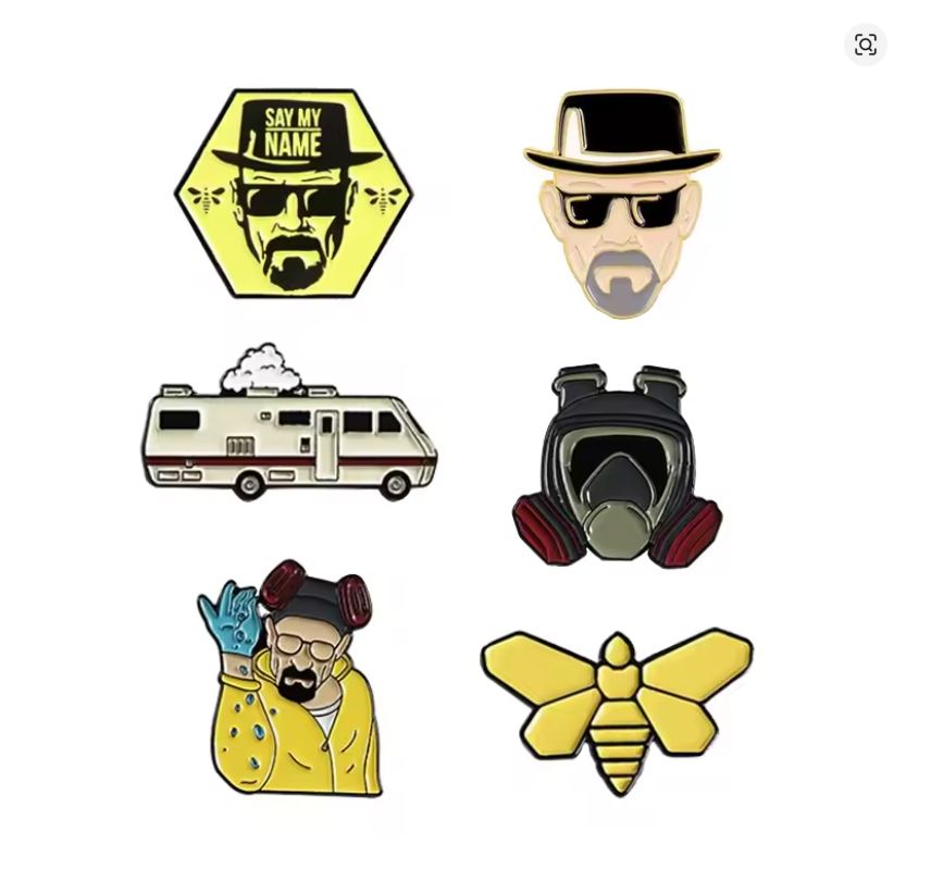 Pines Esmaltados - Breaking Bad (Precio por pieza)