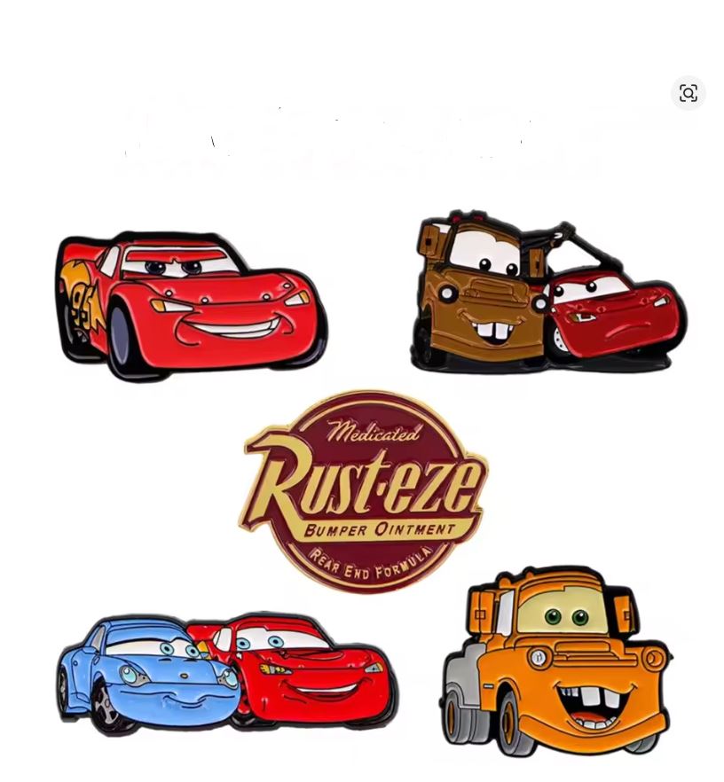 Pines Esmaltados - Cars (Precio por pieza)