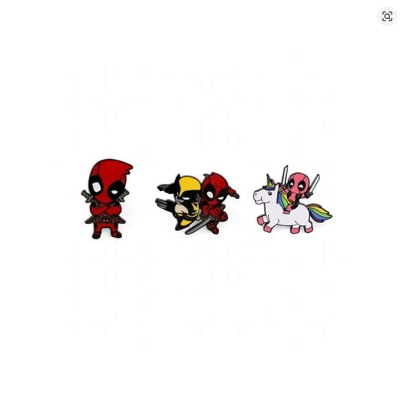 Pin Esmaltado - Deadpool (Precio por pieza)