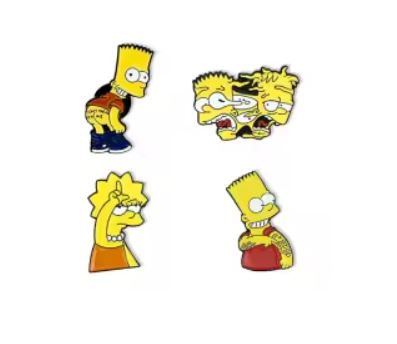 Pin Esmaltado - Los Simpson - Varios Disñoes - Precio Por Pieza