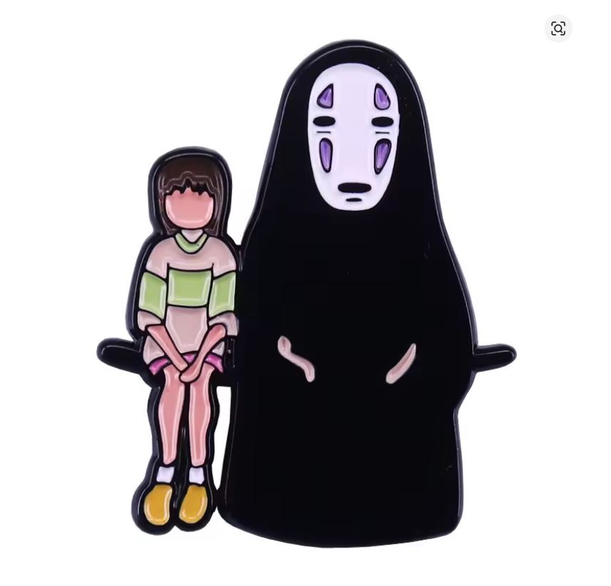 Pin Esmaltado - El Viaje De Chihiro - Sin Cara