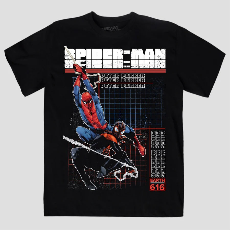 Playera Mascara de Latex Peter & Miles M (Oversize)