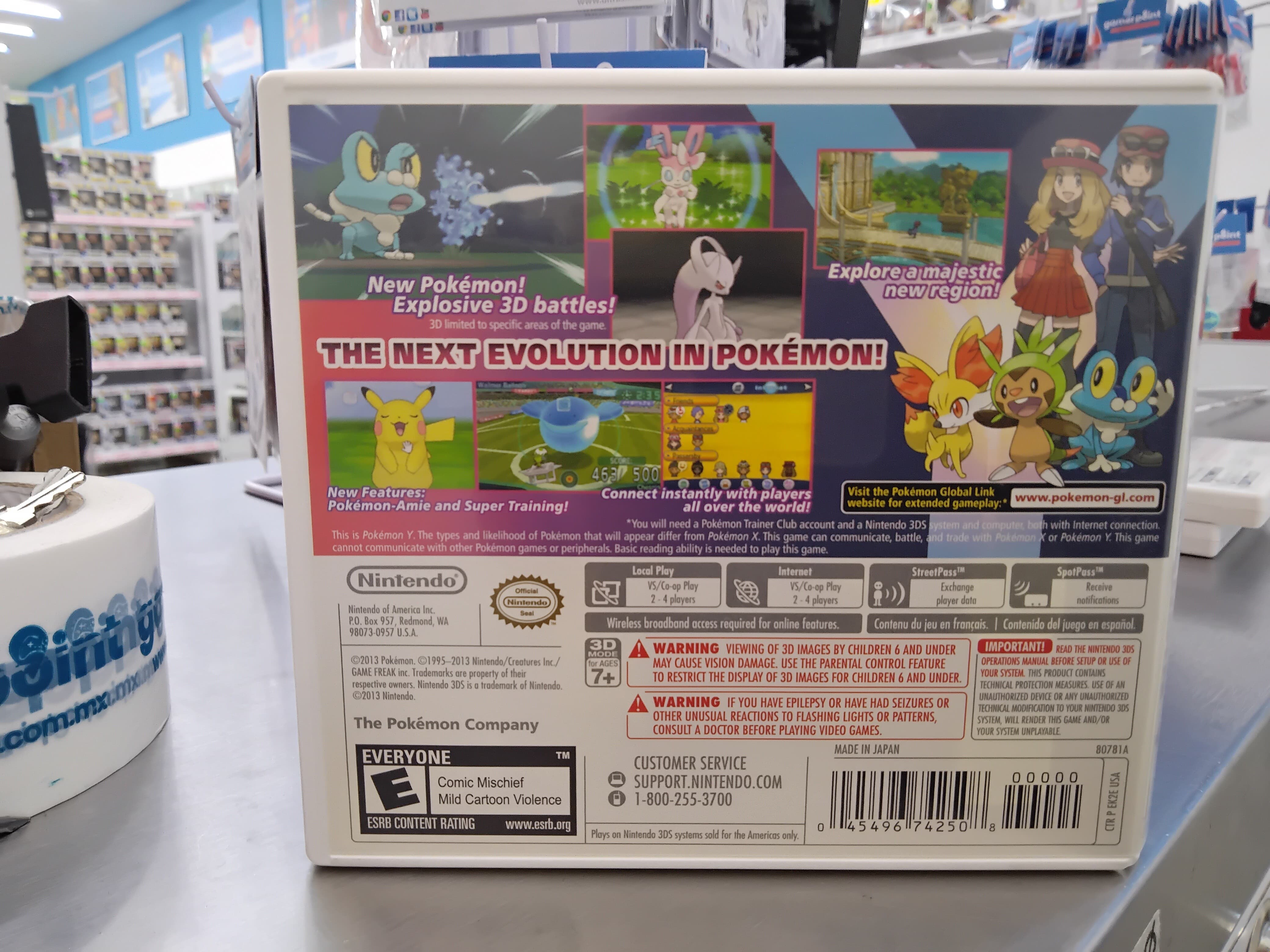 Pokemon Y 3Ds Usado