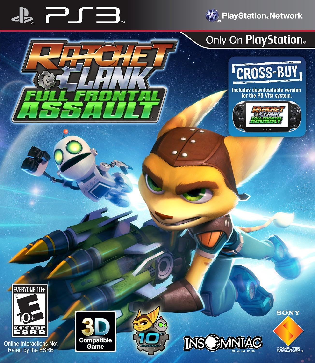 Ratchet & Clank Full Frontal Assault PS3 Usado