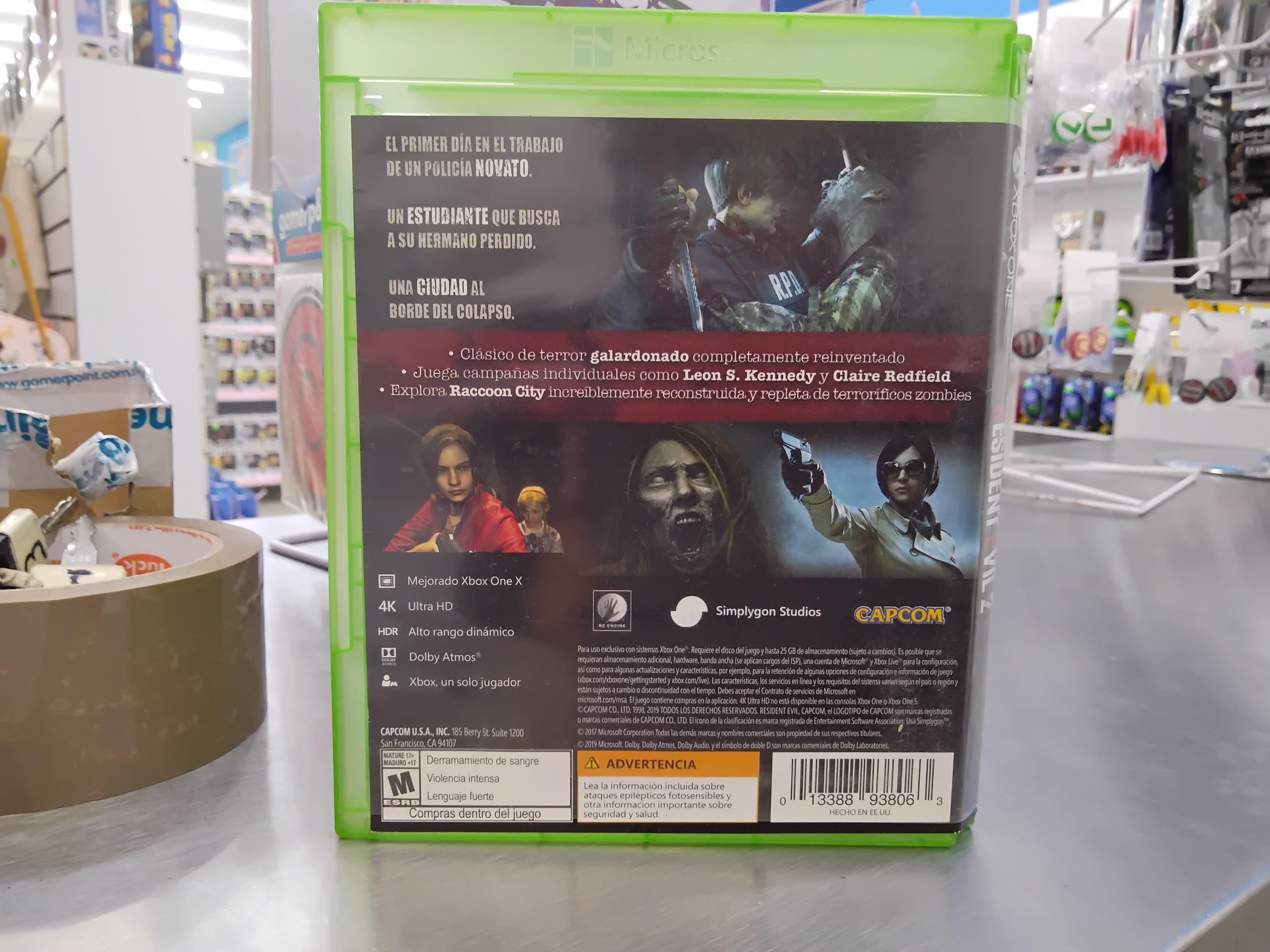 Resident Evil 2 Xbox One usado