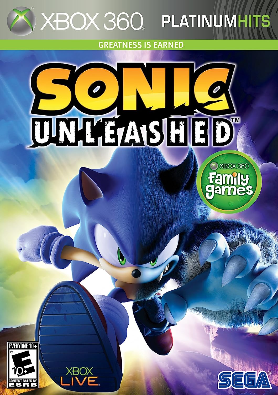 Sonic Unleashed Xbox 360 Usado
