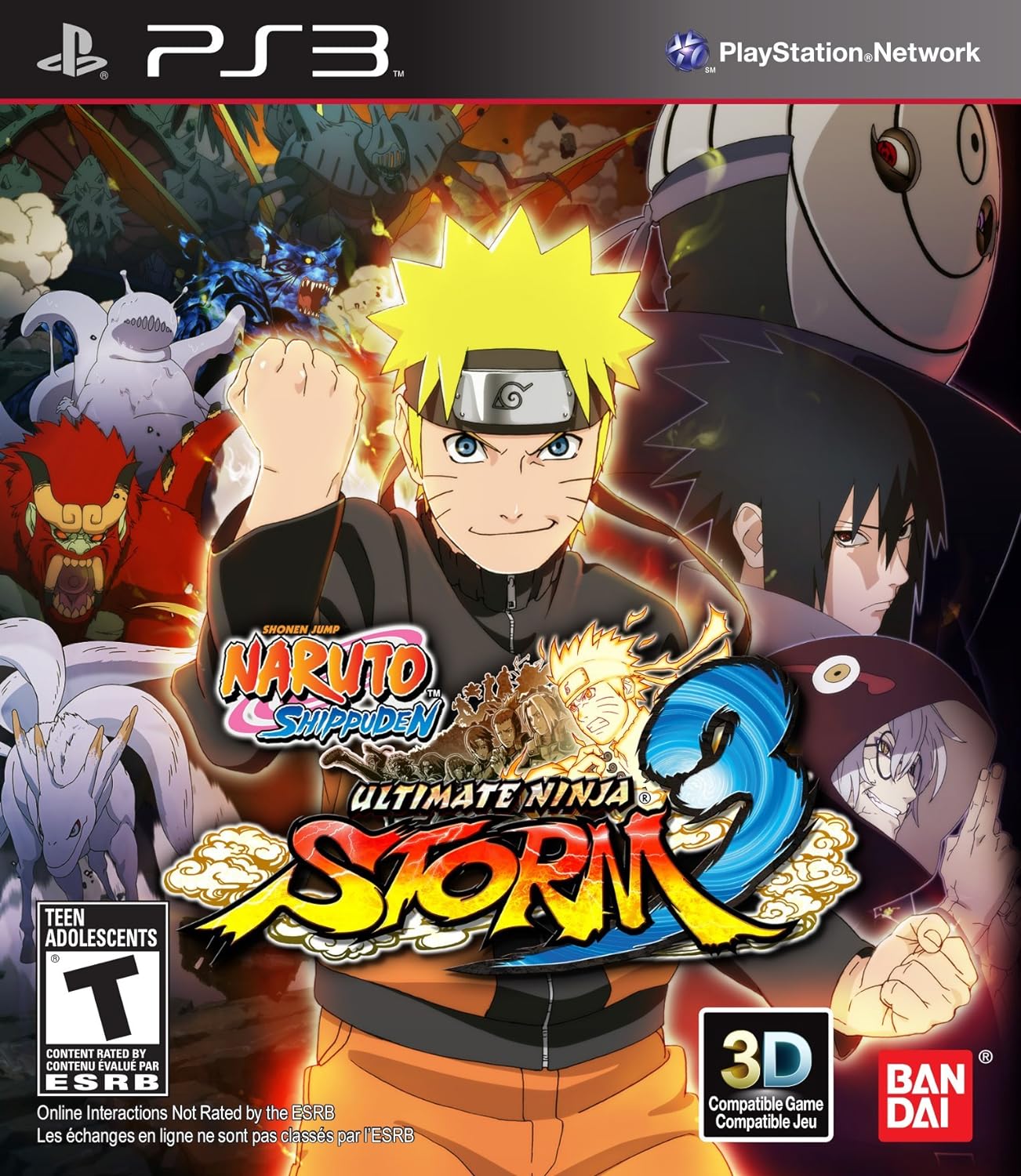 Naruto Shippuden Ultimate Ninja Storm 3 Ps3 Usado