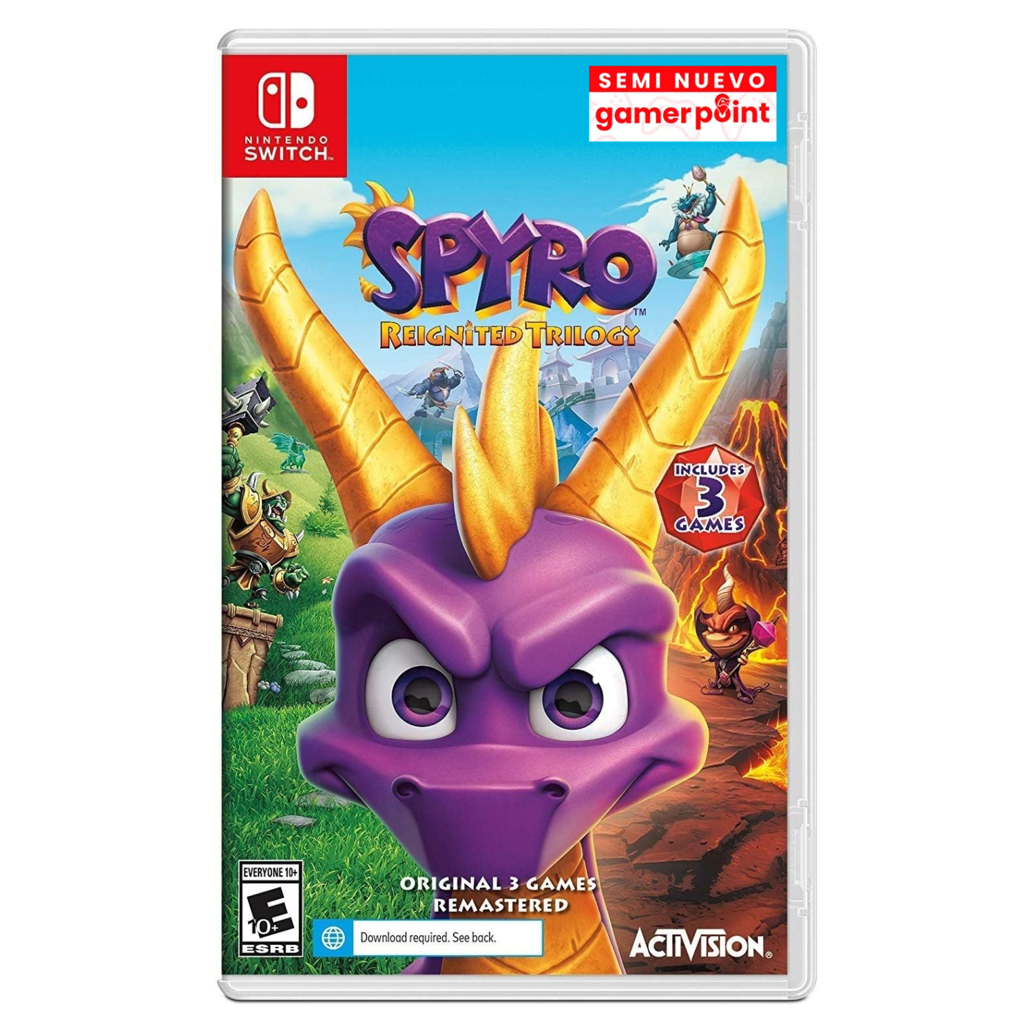 Spyro Reignited Trilogy Switch Usado