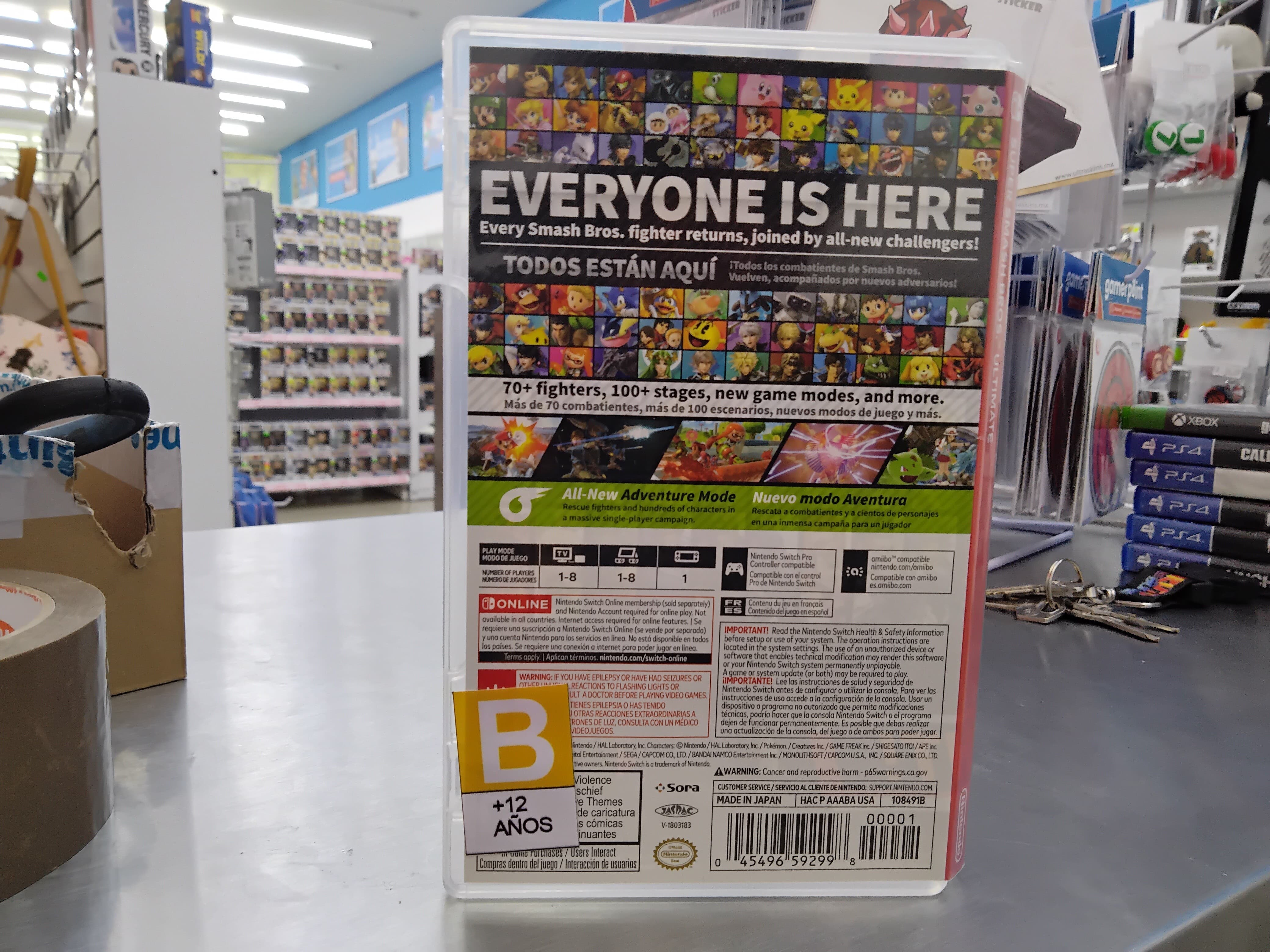 Super Smash Bros Ultimate Nintendo Switch Usado