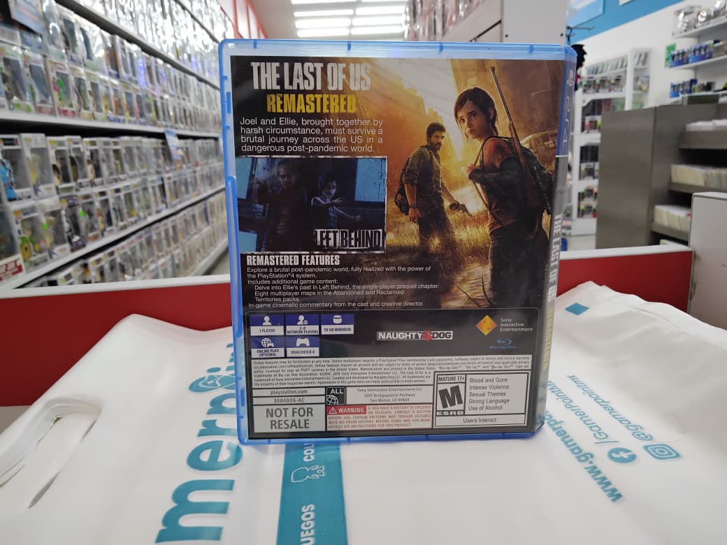 The Last Of Us Remastered Ps4 Usado