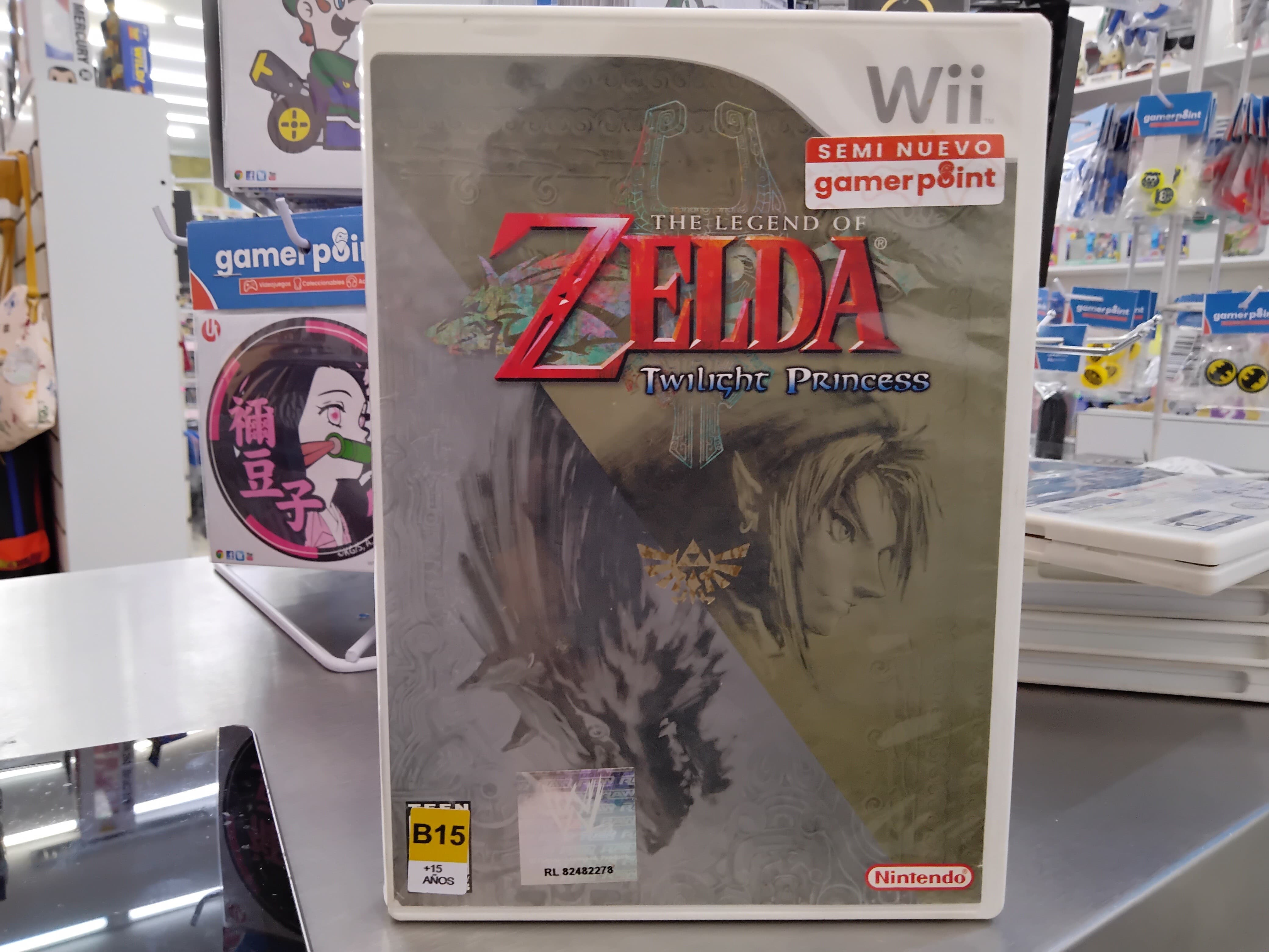 The Legend of Zelda Twilight Princess Wii Usado