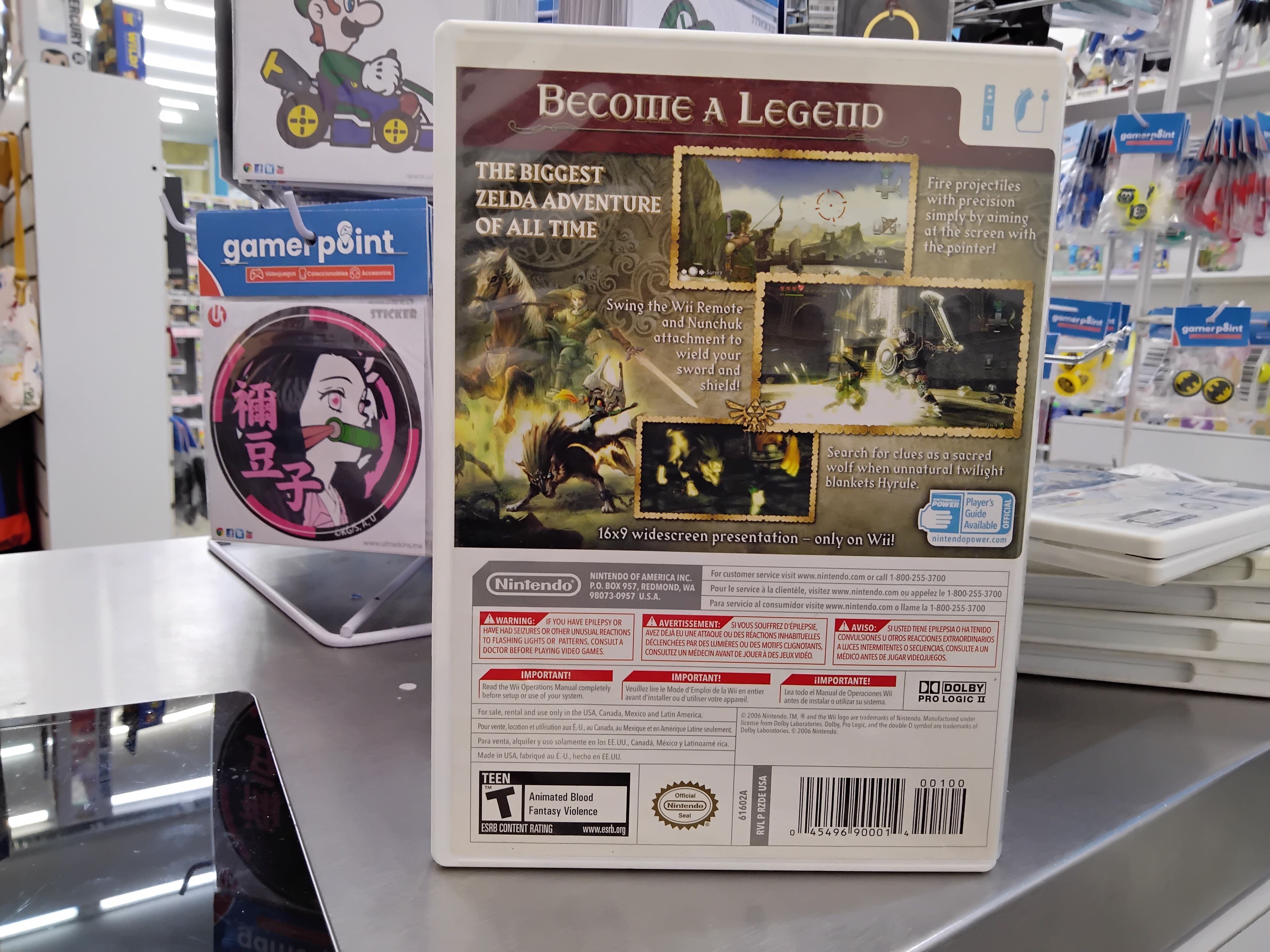 The Legend of Zelda Twilight Princess Wii Usado