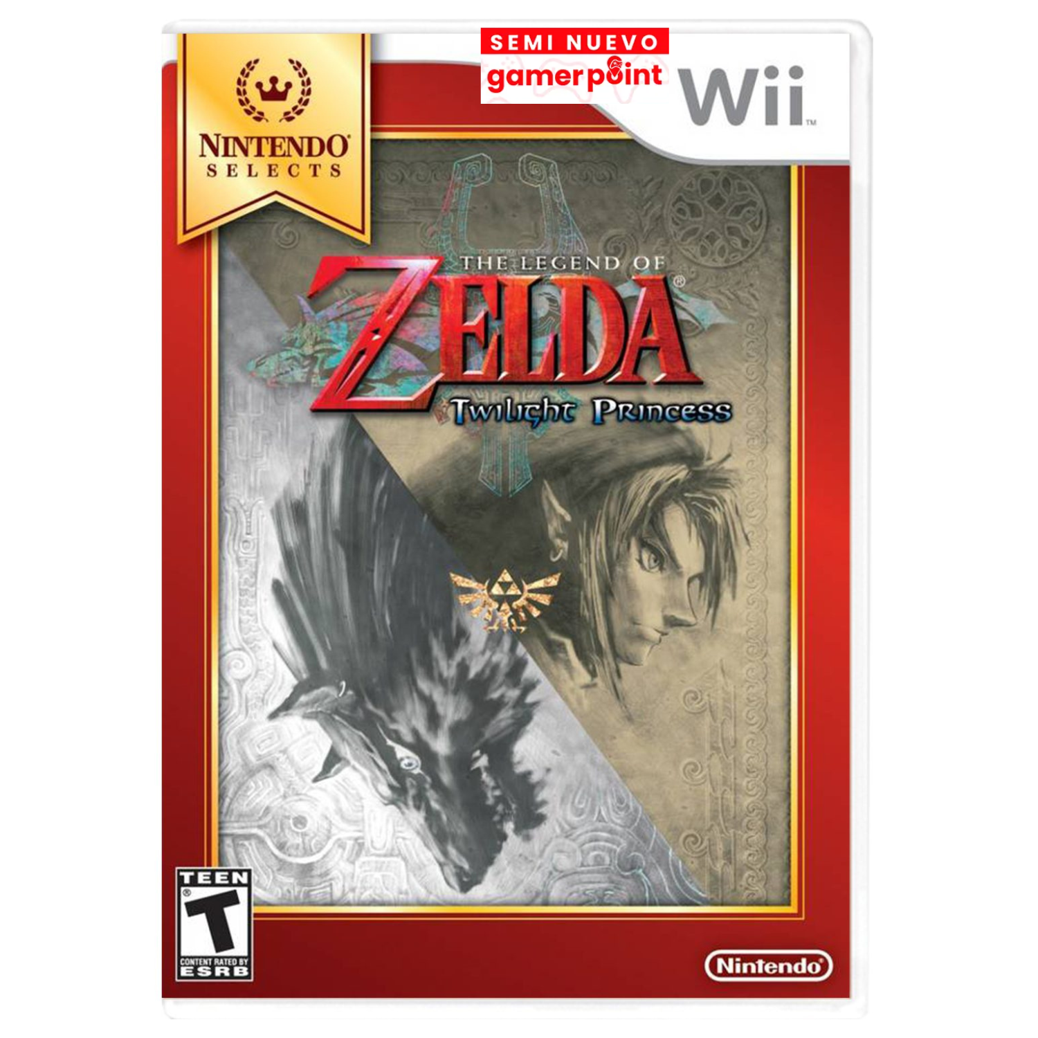 The Legend of Zelda Twilight Princess Wii Usado