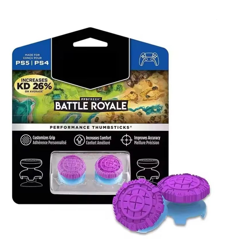 Thumb Grips - Battle Royal Morado - Kontrol Freek - PS5/PS4/Xbox