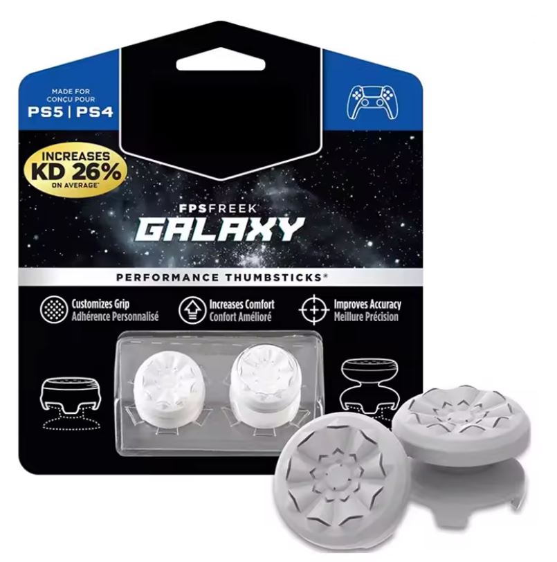 Thumb Grips Kontrol Freek - Galaxy - Blanco PS5 / PS4
