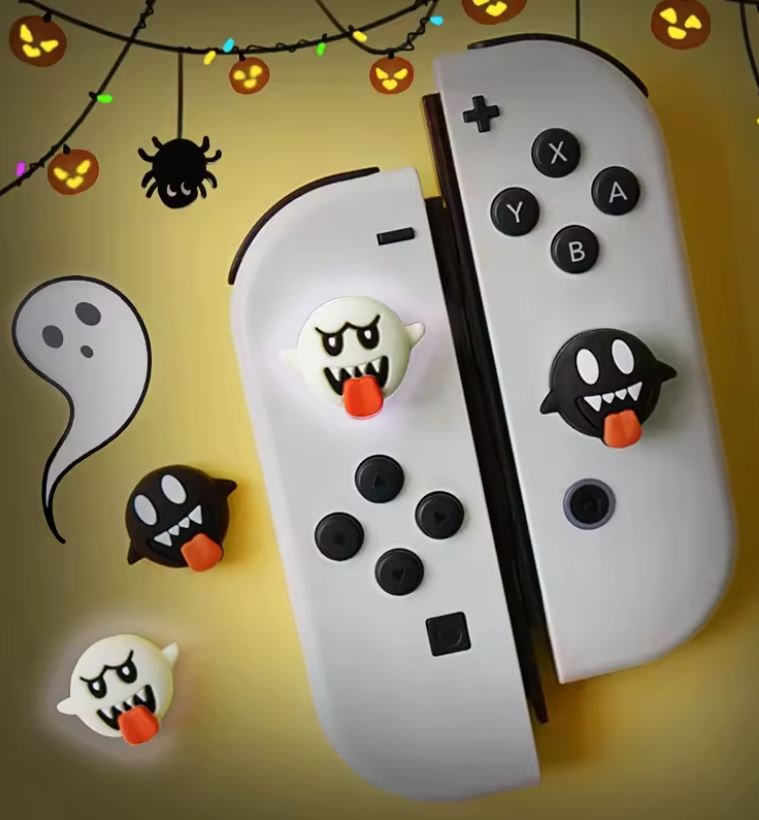 Thumb Grips Super Mario Bros - Ghost (4 piezas)