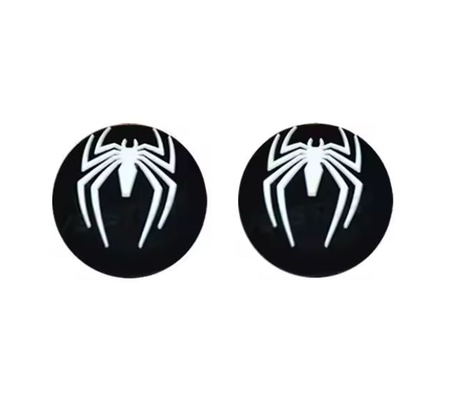 Thumb Grip Genérico Universal Venom Logo Negro con Blanco (2 piezas)