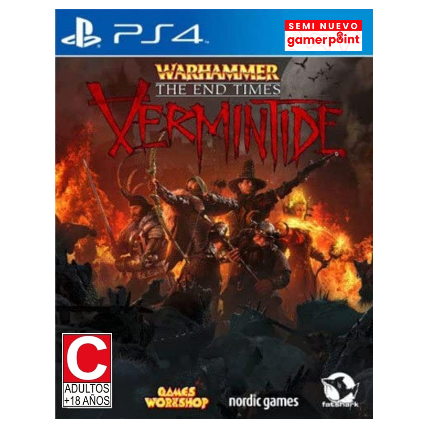 Warhammer Tne Ends Time Vermintide Ps4 Usado