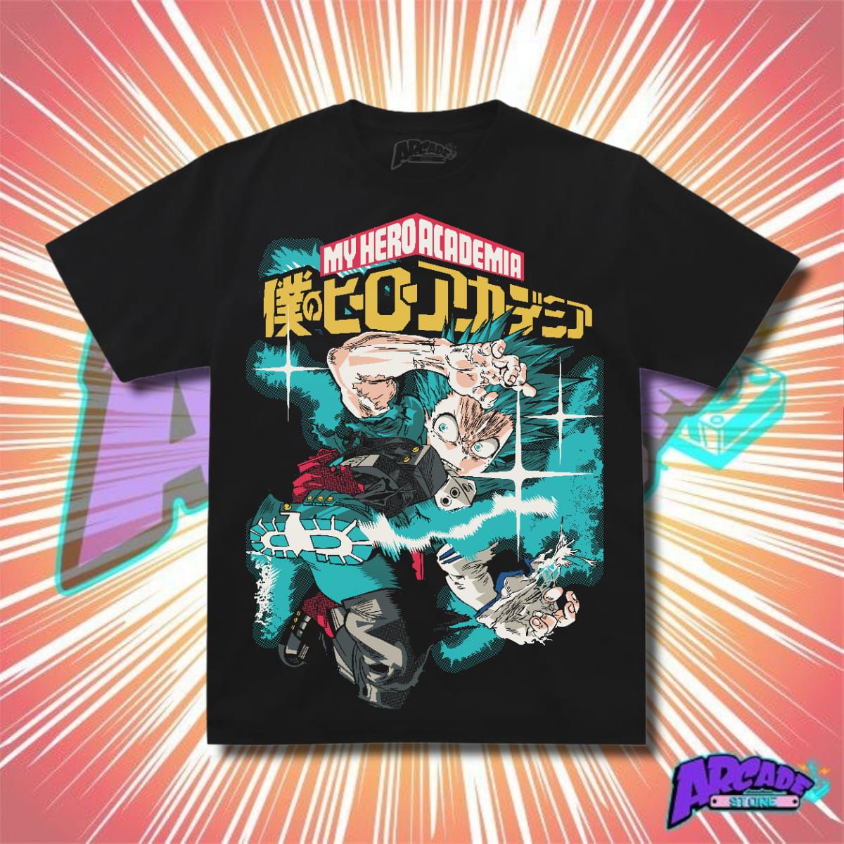 Playera - Arcade - My Hero Academia 01