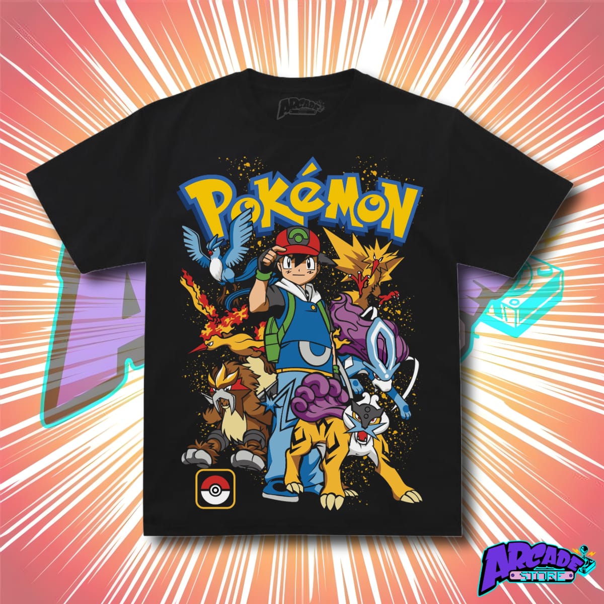 Playera - Arcade - Pokémon 03