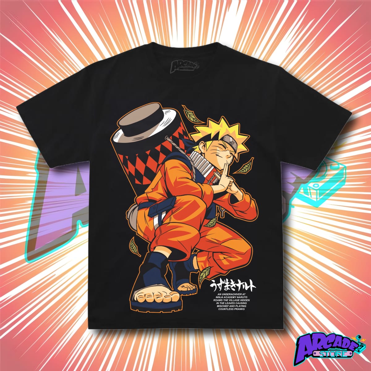 Playera - Arcade - Naruto Shippuden 01